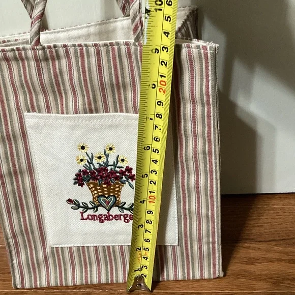 Longaberger Bundle - Bag and Canister Crock (NWOT) - Picture 14 of 15